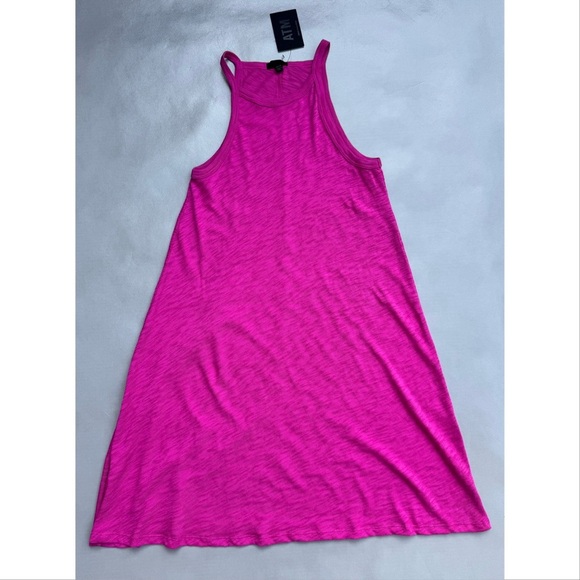 ATM 
Anthony Thomas Melillo's Slub Tank Dress in Orchid - Picture 3 of 4